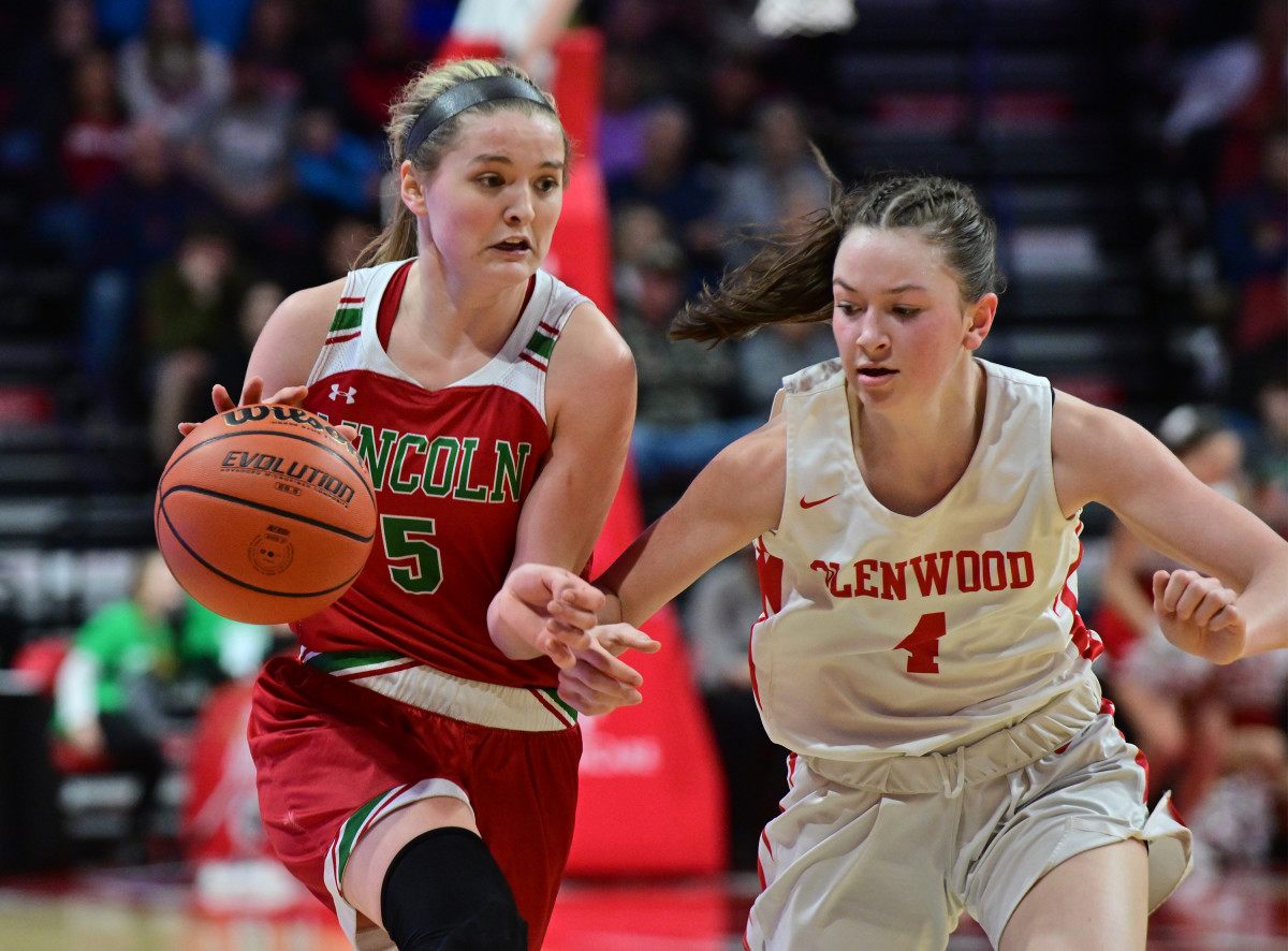 Lincoln Chatham Glenwood Illinois 3A girls basketball championship March 2 2024 Tim Vizer 26352